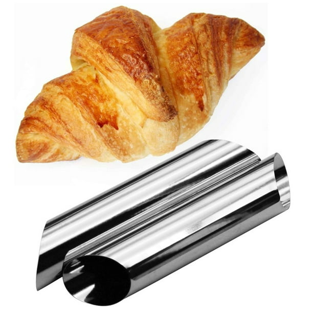 12pcs Non-Stick Cannoli Form Tubes Cream Croissant Horn Bread Mold Baking Tools